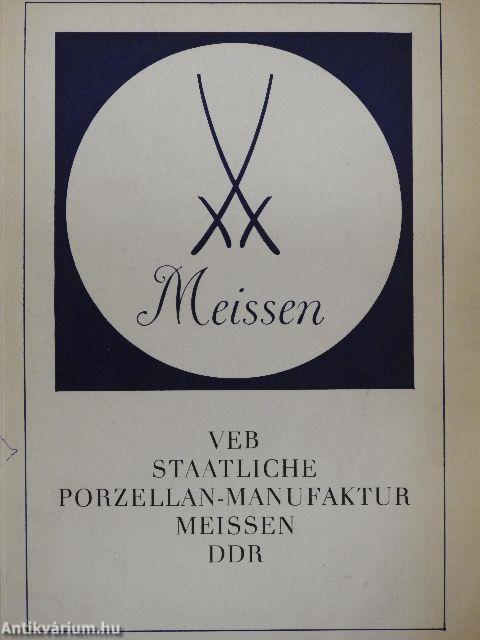 Veb Staatliche Porzellan-manufaktur Meissen DDR