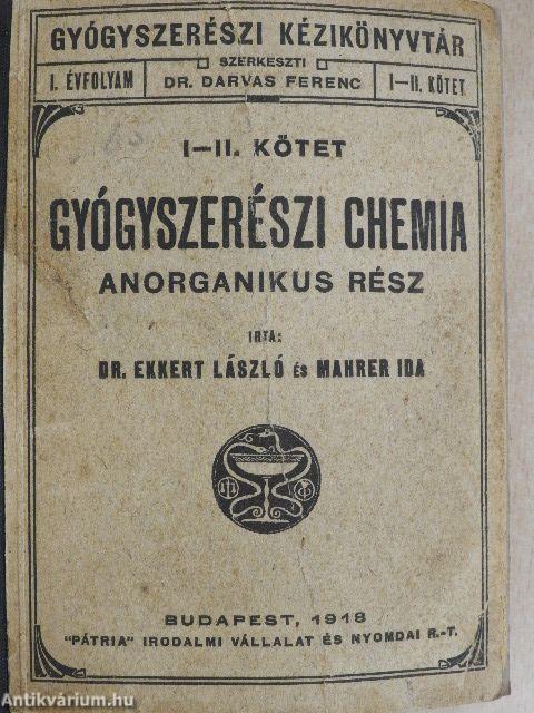 Gyógyszerészi chemia I-II.