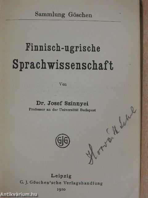 Finnisch-ugrische Sprachwissenschaft