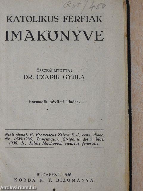 Katolikus férfiak imakönyve