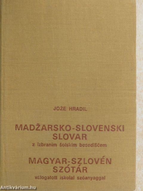 Magyar-szlovén szótár