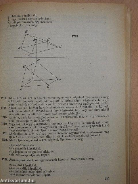 Geometriai feladatok gyűjteménye I.