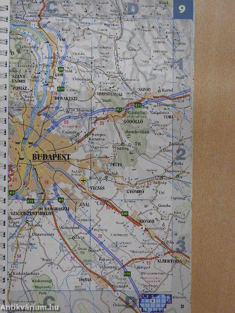 Magyarország autóatlasza/Budapest atlasz