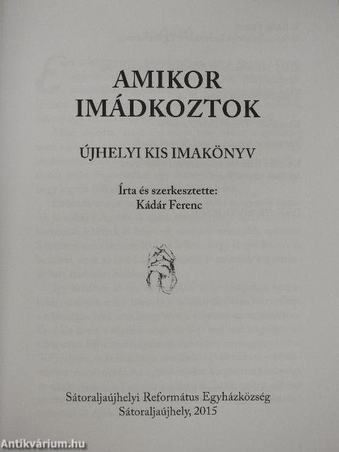 Amikor imádkoztok