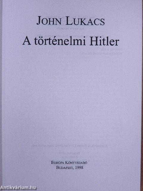 A történelmi Hitler