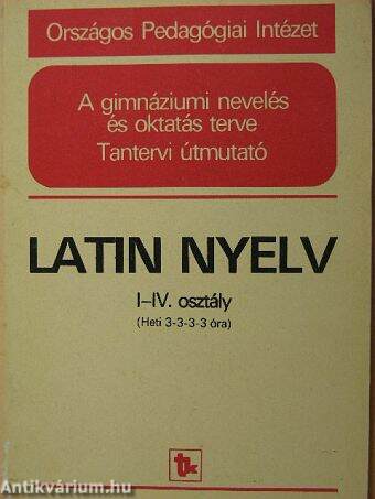 Latin nyelv I-IV.