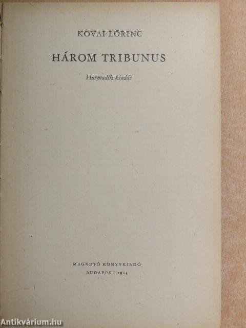 Három tribunus