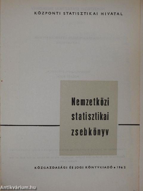 Nemzetközi statisztikai zsebkönyv 1962