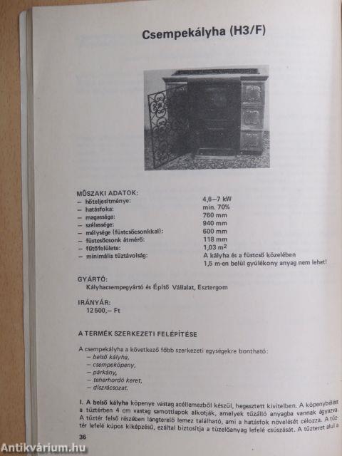 Tájékoztató füzet a fűtőkészülékekről