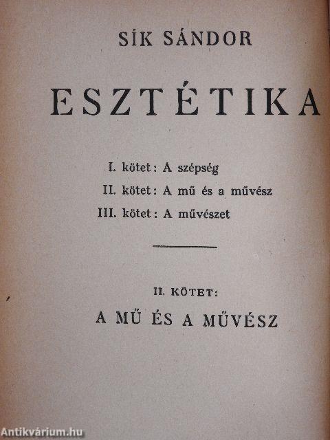 Esztétika II.