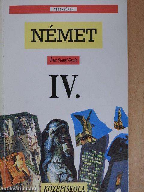Német nyelvkönyv IV.