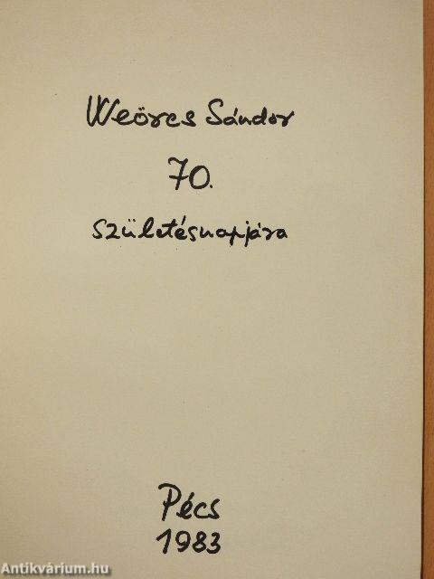 Weöres Sándor 70. születésnapjára