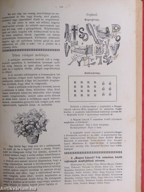 Magyar Lányok 1909. január-december I-II.