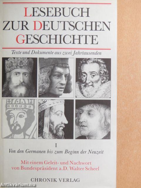 Lesebuch zur Deutschen Geschichte I-III