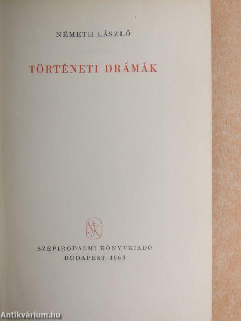 Történeti drámák I-II.