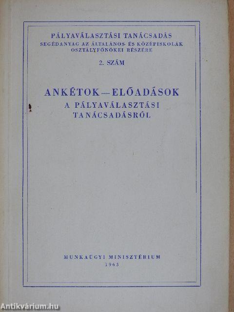 Ankétok - előadások