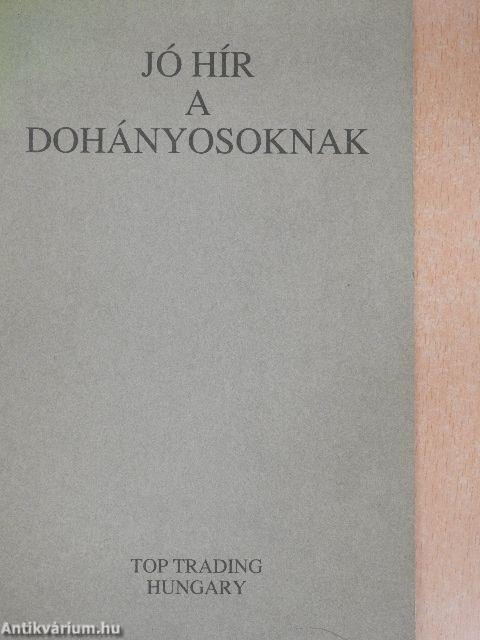 Jó hír a dohányosoknak