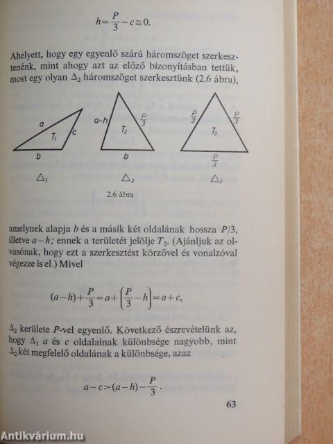 Geometriai egyenlőtlenségek