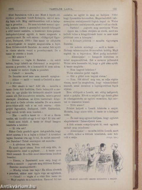 Tanulók lapja 1905. október-1906. március (fél évfolyam)