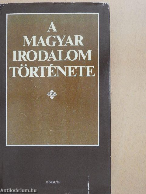 A magyar irodalom története