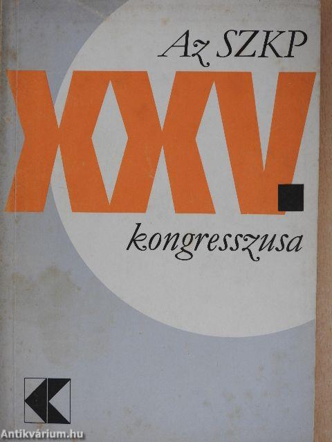 Az SZKP XXV. kongresszusa