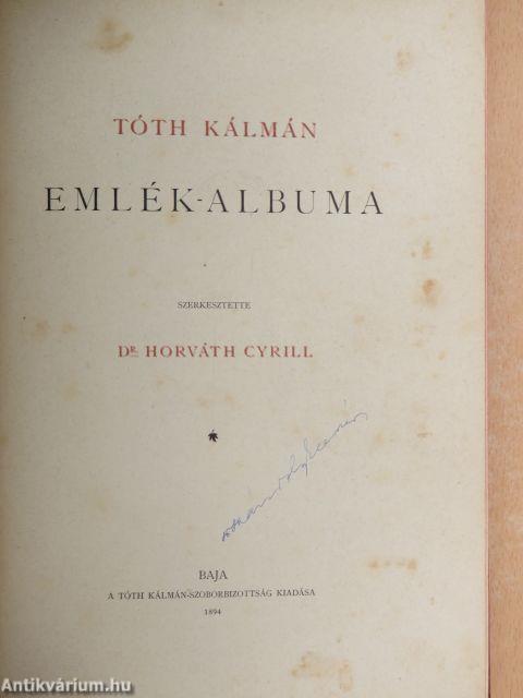 Tóth Kálmán emlék-albuma