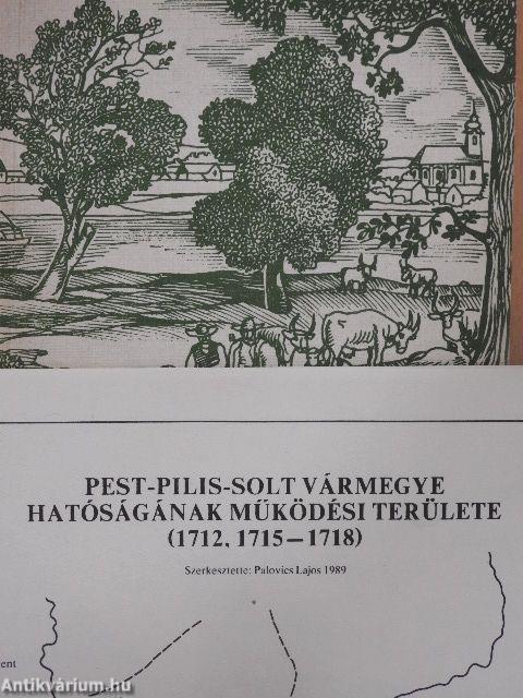 Pest-Pilis-Solt vármegye közgyűlési jegyzőkönyveinek regesztái 1712-1740 I. (töredék)