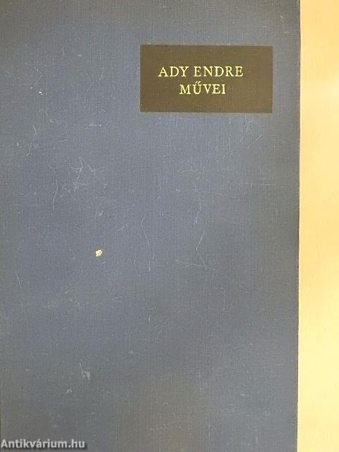Ady Endre összes versei 1. (töredék)