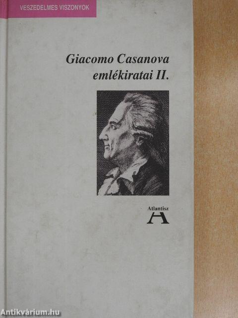 Giacomo Casanova emlékiratai II. (töredék)