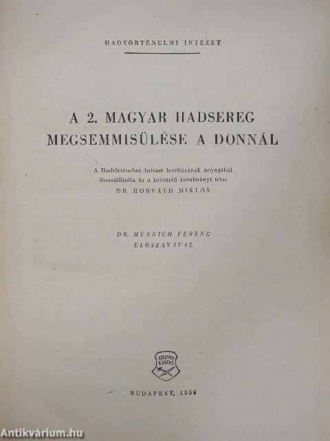 A 2. magyar hadsereg megsemmisülése a Donnál