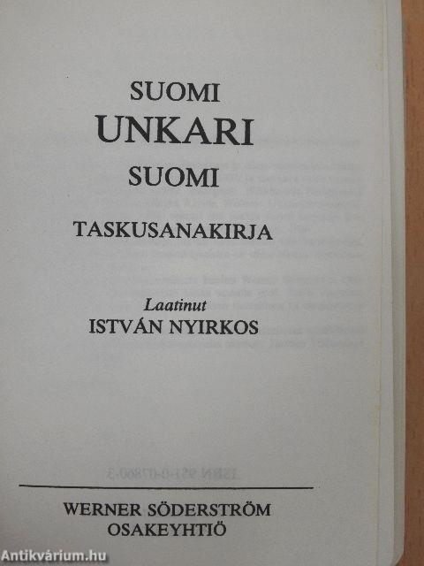 Suomi-Unkari-Suomi Taskusanakirja