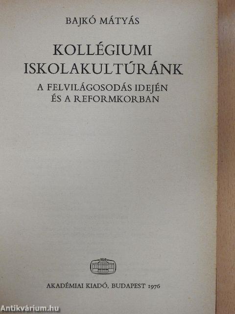 Kollégiumi iskolakultúránk