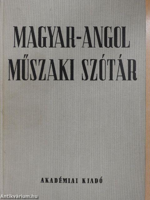 Magyar-angol műszaki szótár