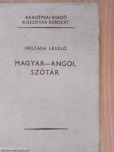 Magyar-angol szótár