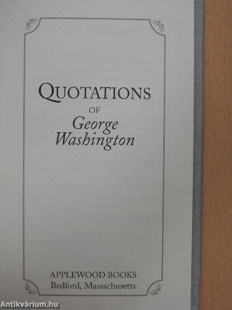 Quotations of George Washington