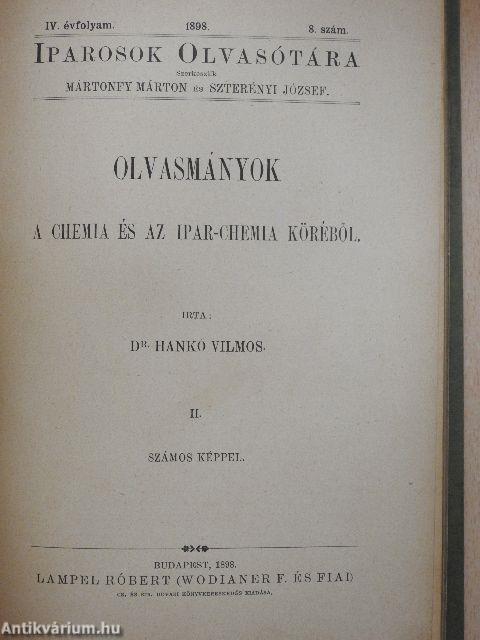 Iparosok olvasótára 1896-1898. (vegyes számok) (4 db)