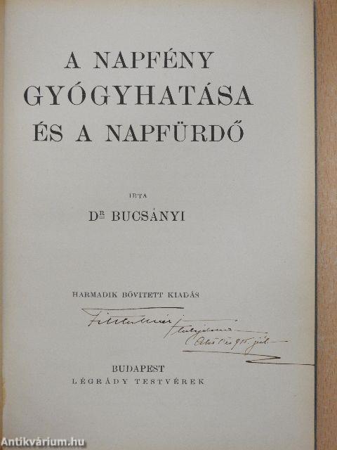 A napfény gyógyhatása és a napfürdő