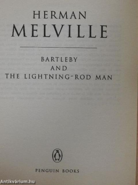 Bartleby/The Lightning-Rod Man