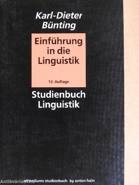 Einführung in die Linguistik