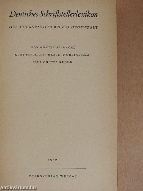 Deutsches Schriftstellerlexikon