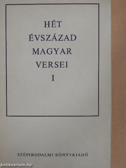 Hét évszázad magyar versei I. (töredék)