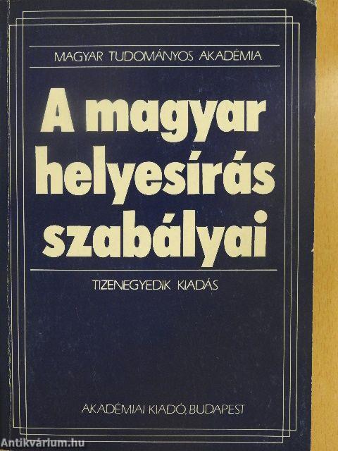 A magyar helyesírás szabályai