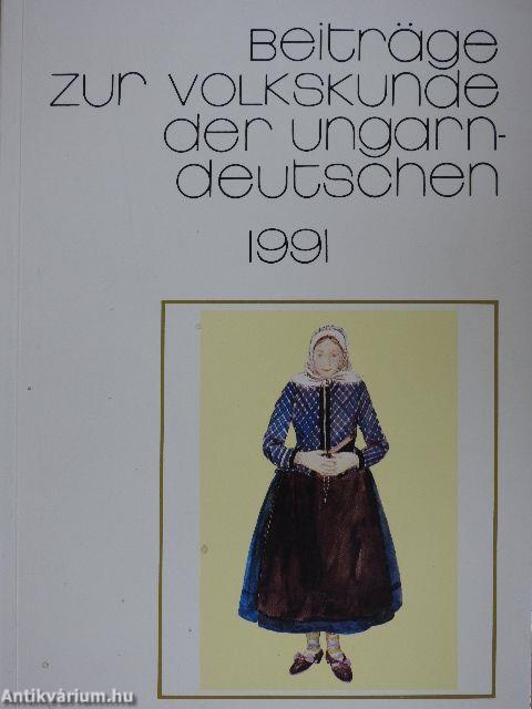 Beiträge zur Volkskunde der Ungarndeutschen 1990