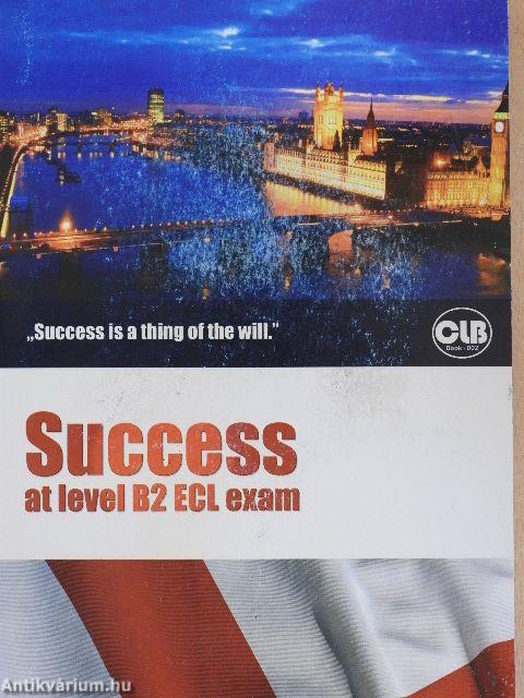 Success at level B2 ECL exam - CD-vel