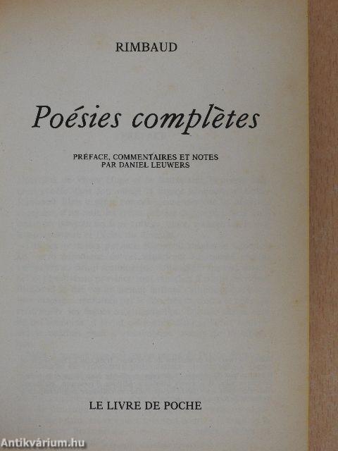 Poésies complétes