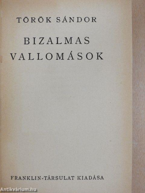 Bizalmas vallomások