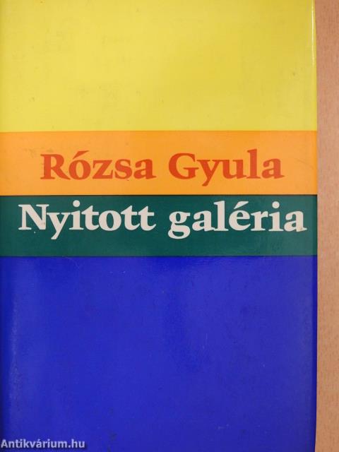 Nyitott galéria (dedikált példány)