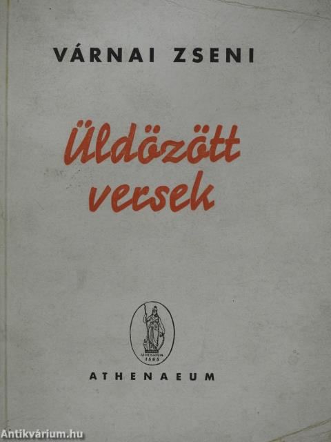 Üldözött versek (dedikált példány)