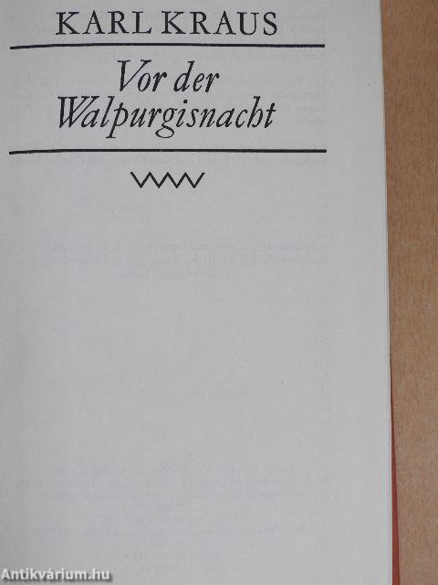 Vor der Walpurgisnacht