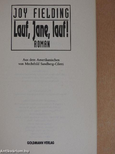 Lauf, Jane, lauf!